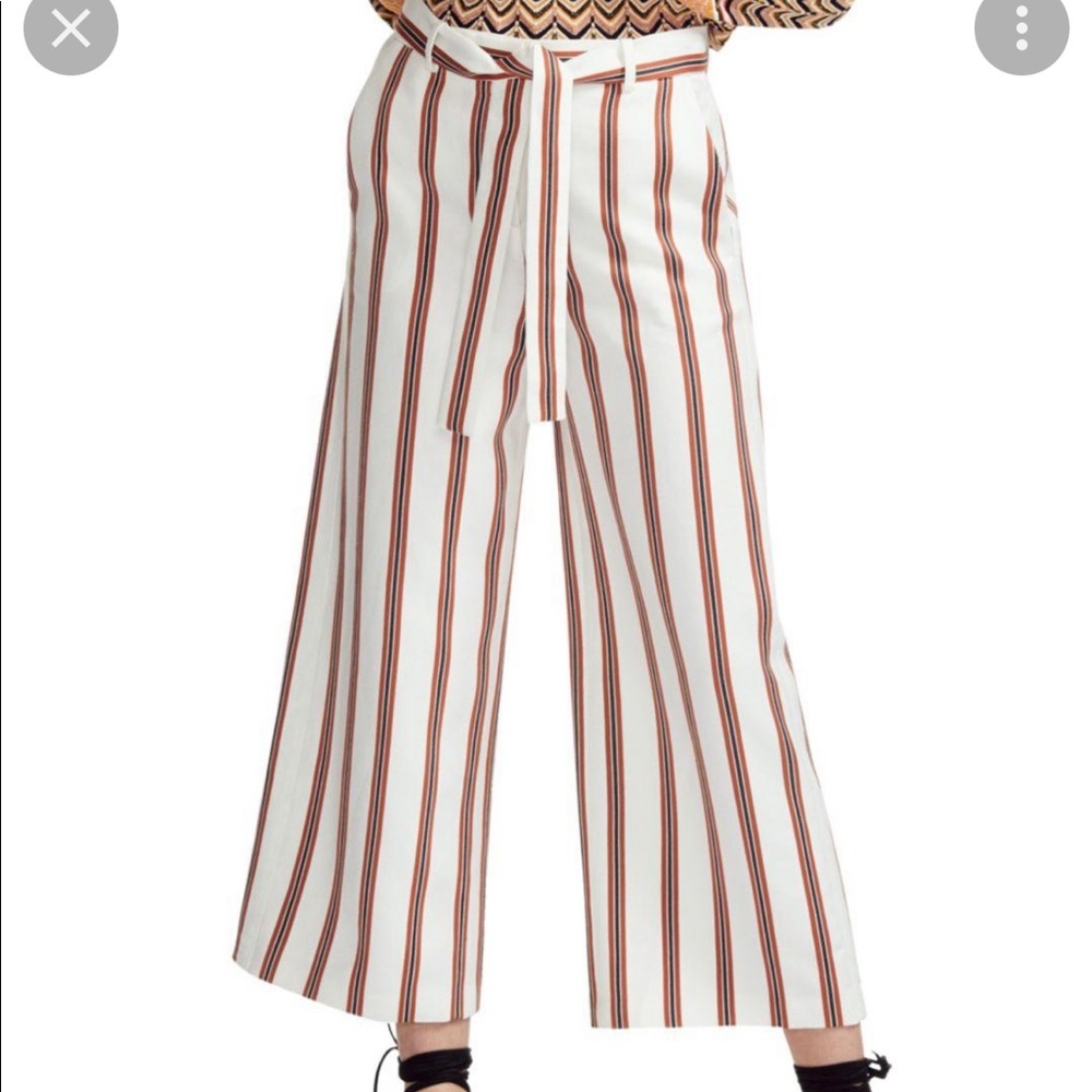 MAJE Pomala Pants size Linen Blend Pants Size 38